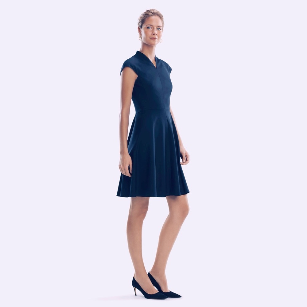 M.M. LaFleur The Ruth Dress Navy Blue Size 16